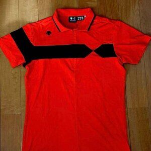 DESCENTE GOLF SHIRT Design By 中田英寿 Size Medium (2998)
